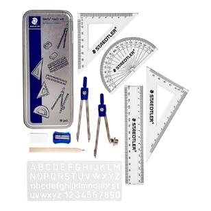 Math Teaching Instruments Staedtler Noris Math Instruments Set 10 Pack Multicoloured | Spotlight ...
