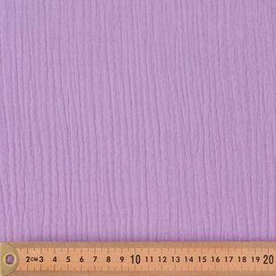 Plain 125 cm Double Cloth Fabric Amethyst 125 cm