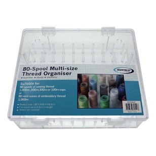 Semco 80 Spool Thread Organiser Clear