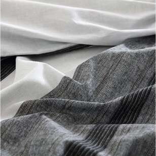 Nautica Ardmoore Quilt Cover Set Dark Grey