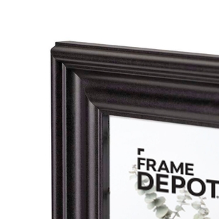 Frame Depot Halmstad 10 x 15 cm Wooden Photo Frame Black