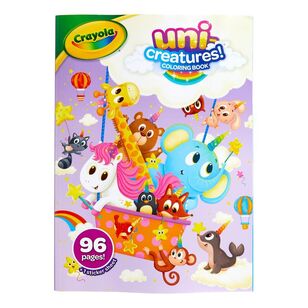 Crayola Uni-Creatures 96 Pages Colouring Book Multicoloured