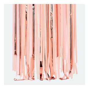 Ginger Ray Mix It Up Streamer Backdrop Pink & Rose Gold