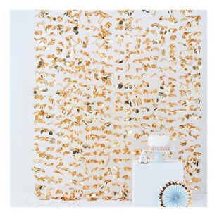 Ginger Ray Pick & Mix Up Flower Curtain Gold 2 m