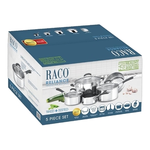 Raco Reliance 5 Piece Cookware Set Stainless Steel