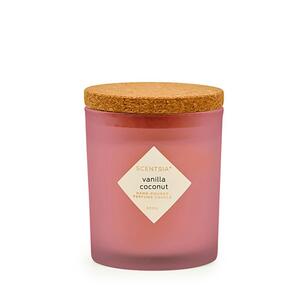 Scentsia 300 g Vanilla Coconut Cork Candle Pink 300 g
