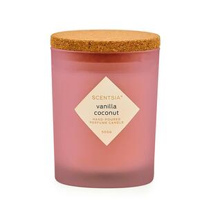 Scentsia 500 g Vanilla Coconut Cork Candle Pink 500 g