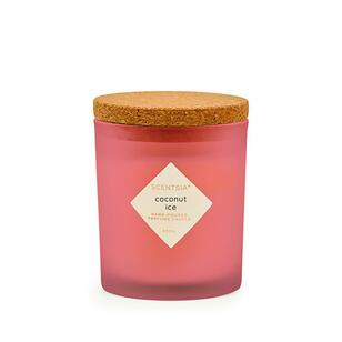 Scentsia 300 g Coconut Ice Cork Candle Pink 300 g