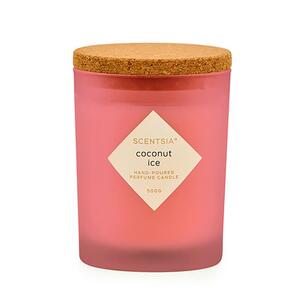 Scentsia 500 g Coconut Ice Cork Candle Pink 500 g