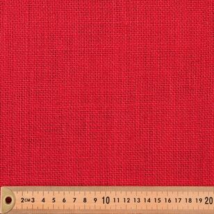 Runner Hessian 40 cm Fabric Red 40 cm
