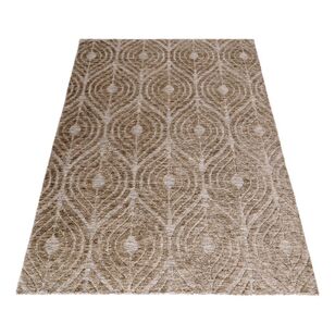 Emerald Hill Loki Polyester Rug Taupe 150 x 210 cm