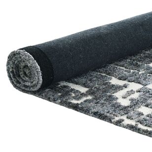 Emerald Hill Adele Polyester Rug Charcoal 150 x 210 cm