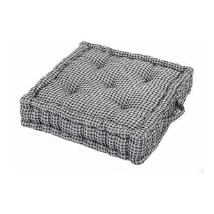KOO Remy Floor Cushion Black & White 50 x 50 cm