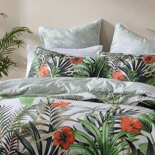 Logan & Mason Palm Quilt Cover Set Multicoloured