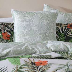 Logan & Mason Palm European Pillowcase Multicoloured European