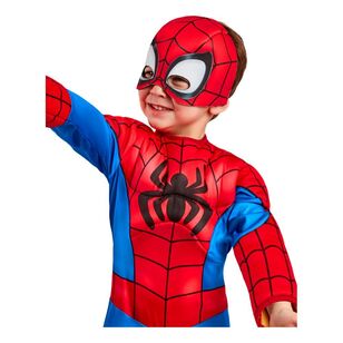 Disney Spiderman Toddler Deluxe Costume Multicoloured Toddler