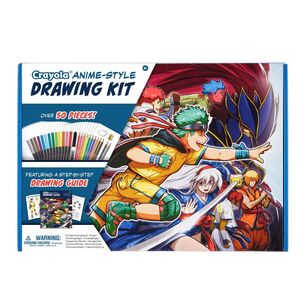 Crayola Learn to Draw Anime Kit Multicoloured