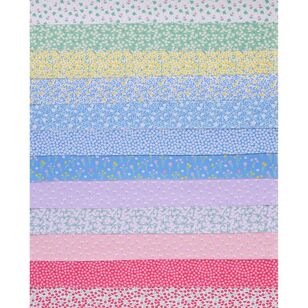 Ditsy Garden Jelly Roll Multicoloured 6.4 x 110 cm