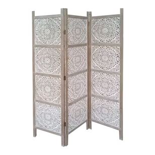 Ombre Home Room Divider Washed White 122 x 170 cm