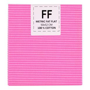 Micro Stripe Blender Cotton Flat Fat Pink 50 x 52 cm