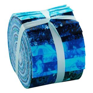 Water Blues Blender Jelly Roll 20 Pieces Multicoloured 6.3 x 109 cm