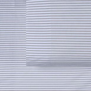 KOO Stripe Stone Washed Cotton Yarn Dyed Sheet Set  Khaki