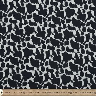 Cow 145 cm Safari Fabric White & Black 145 cm