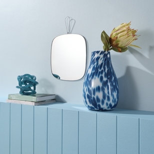 Ombre Home Clementine Wall Mirror Silver 39.5 x 27 cm