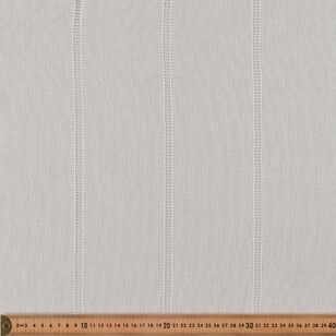 Brampton House Shelby Sheer Café Curtains White 220 x 30 / 60 cm