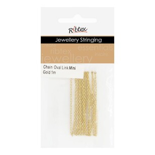 Ribtex Oval Link Chain Gold