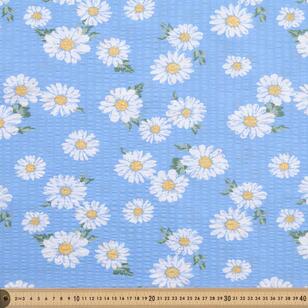 Daisy Amelia 112 cm Cotton Seersucker Fabric Light Blue 112 cm