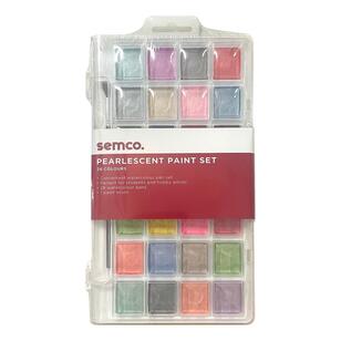 Semco Pearlescent Paint Set 28 Pack Pearlescent