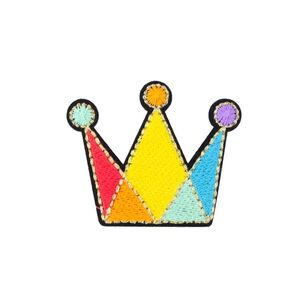 Make It Crown Iron On Motif Multicoloured