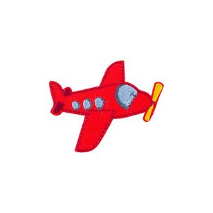 Make It Aeroplane Iron On Motif Red