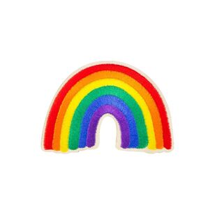 Make It Bright Rainbow Iron On Motif Multicoloured