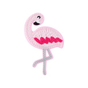 Make It Pink Flamingo Iron On Motif Multicoloured