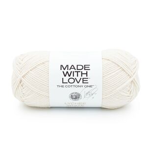 Lionbrand Made With Love The Cottony One Yarn  Lychee 100 g