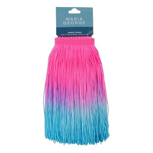 Maria George Ombre Fringe Pink And Blue Ombre 20 cm x 1 m