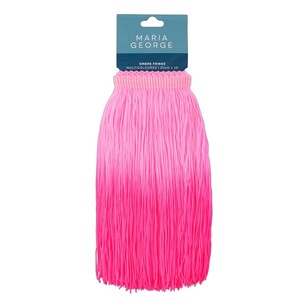 Maria George Ombre Fringe Pink And Hot Pink Ombre 20 cm x 1 m