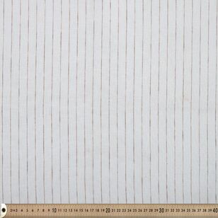 Stripes 145 cm Polando Fabric White 145 cm