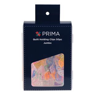 Prima Jumbo Quilt Holding Clips 50 Pieces Multicoloured Jumbo