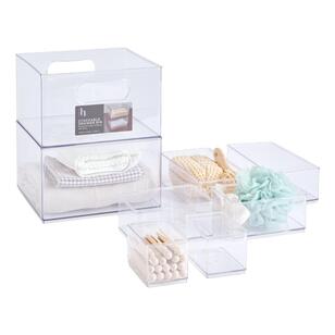 Living Space Storage 8 Piece Set Clear
