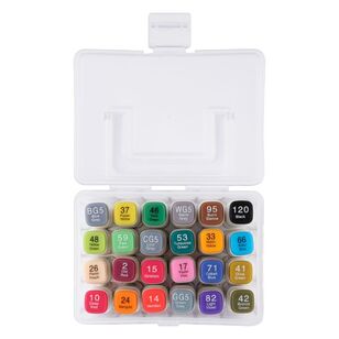 Art Saver Dual Tip Marker 24 Pack Multicoloured