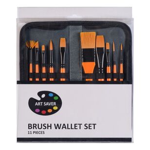 Art Saver Brush Wallet Set 11 Pack Multicoloured