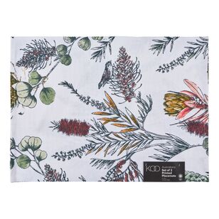 KOO Australiana Ribbed Placemat 2 Pack Multicoloured 33 x 48 cm