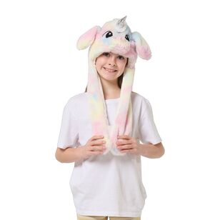 Spartys Unicorn Moving Ear Hat Multicoloured