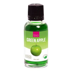 Roberts Edible Craft Green Apple Flavoured Food Colour Green 30 mL