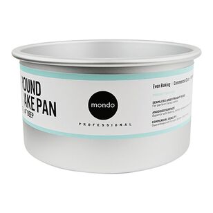 Mondo Pro 17.5 x 10 cm Deep Round Pan Silver 17.5 x 10 cm