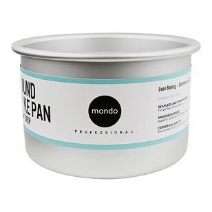 Mondo Pro 15 x 10 cm Deep Round Pan Silver 15 x 10 cm