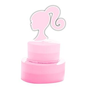 Mattel Barbie Acrylic Cake Topper Pink